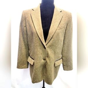 PENDLETON Flecked Wool Women's Size 10 Button Front Blazer